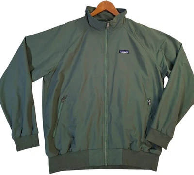 Patagonia Jacket Mens XL Green Baggies Bomber Full Zip Mesh Lined STY28150 - Image 1 of 4