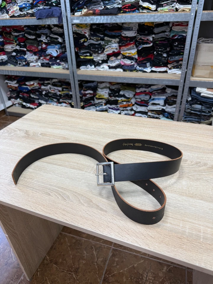 🇯🇵 Yohji Yamamoto 皮带 Cuir 皮革日本制造罕见复古 — 第 1/4 张图片