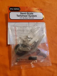 Du-Bro products - Semi Scale Tailwheel System 40-90 Size RC Part No 956 - JT25 - Picture 1 of 7