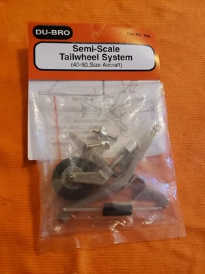 Du-Bro products - Semi Scale Tailwheel System 40-90 Size RC Part No 956 - JT25 - Image 1 of 4