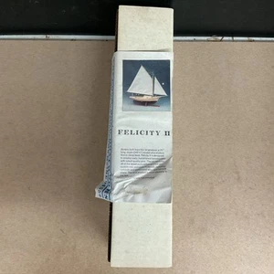 Vintage Freedom Song Boatworks Felicity II Schaluppenboot Holz Modellbausatz - ohne Rumpf - Bild 1 von 9