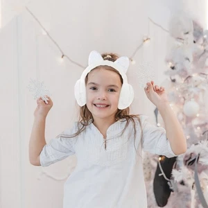 Children's Warm Earmuffs Girl Women's Cold Weather Protection Kids Winter - Picture 1 of 12