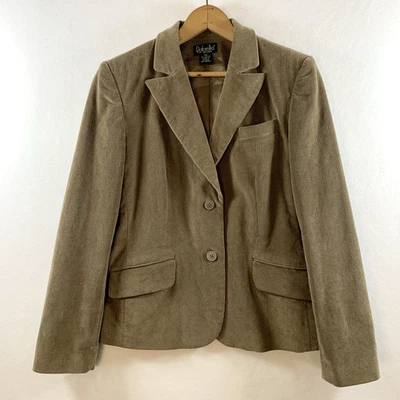 VTG Rafaella Womens Corduroy Blazer Sz 10 Petite Academia Preppy Countryside - Image 1 of 4