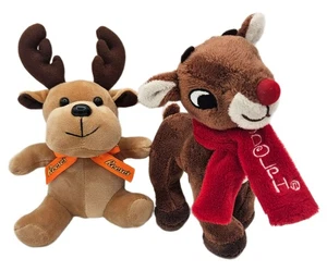 Rudolph Rentier Plüsch Dan Dee 5,5 Zoll & Reese's 7 Zoll Rentier Plüsch Menge 2 - Bild 1 von 8
