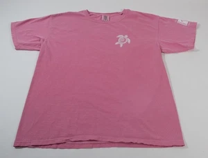 Tortuga Moon Sea Turtle Conservancy Pink Graphic T-Shirt Size XL - Picture 1 of 6