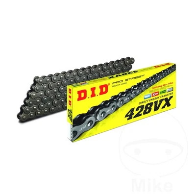 Cadena DID X-Ring 428 VX 122 1 pieza 428/122 apta para Suzuki DR 125 S 1982-1984 Foto 1 de 4