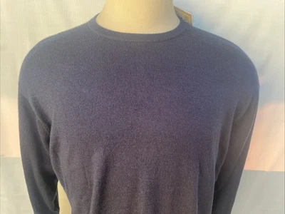 PETER MILLAR CROWN SOFT MEN'S Dark Blue CREWNECK SWEATER Sz XL - Image 1 of 4