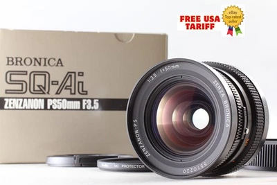 [N COMO NUEVO En Caja] Lente Bronica Zenzanon PS 50 mm f/3,5 para SQ SQ-A SQ-Ai de JAPÓN Foto 1 de 4