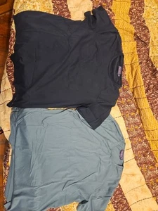 2 Ralph Lauren Unisex Purple Label Navy & Light Blue Crewneck T-Shirt Cotton XL - Picture 1 of 14