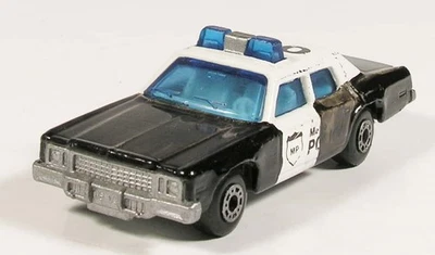 MATCHBOX 10 PLYMOUTH GRAN FURY POLICE CAR SUPERFAST UB ENGLAND BZS - Image 1 of 4