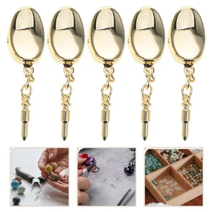 5 Piezas Lingote Inserto Hebilla Collar Dije Soporte Lazo Colgante Dijes con Cierre - Imagen 1 de 12