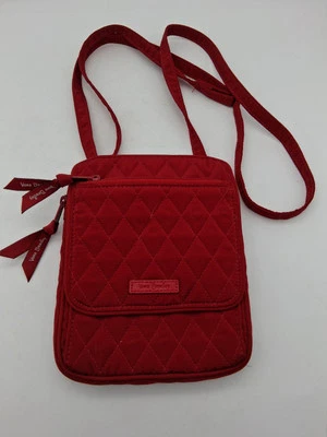 Bolso Bandolera Vera Bradley Mini Hipster RFID Clásico Acolchado Rojo Tango Foto 1 de 4