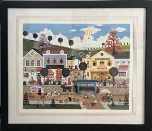 Jane Wooster Scott "Carefree Days" Serigraph Hand Signed w COA - Picture 1 of 3