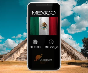 Mexique - 10 Go pour 30 jours - Mobile Data eSIM - Livraison rapide - Photo 1/1
