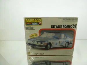 BBURAGO 5119 ALFA ROMEO 75 AUSTRALIAN - UNBUILT KIT 1:24 - GOOD IN SEALED BOX - Imagen 1 de 7