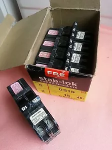 ⭐NC215 -FPE , Federal Pacific , Stab-lok Circuit Breaker, 2 pole 15A-NEW - Picture 1 of 2