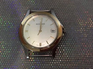 Vintage seltene Bucherer 955.903 Herrenuhr Gold und Silber kein Armband - Bild 1 von 3