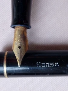 VINTAGE FÜLLFEDERHALTER HANSA SELTEN MADE IN GERMANY verkauft für Teile oder Reparatur - Bild 1 von 15