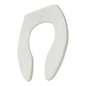 Church, 9500C 000, Elongated Plastic Toilet Seat, Open Front Less Cover - Picture 1 of 4