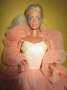 2009) ALTE BLONDE VINTAGE BARBIE PEACHES N CREAM #7926 MATTEL 1984 GUT ERHALTEN - Imagen 1 de 12