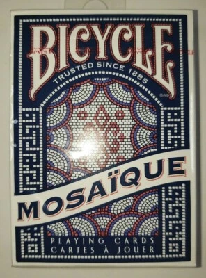 Bicycle Mosaique Air Cushion Finish Playing Cards by US Playing Card Made in USA - Image 1 of 2