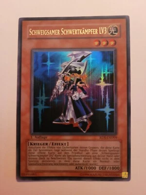 Schweigsamer Schwertkämpfer LV3 (NM), RDS-DE009, Ultra Rare, 1. Edition - Bild 1 von 3