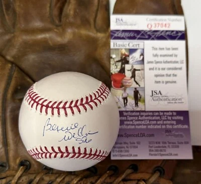 Bernie Williams Signed Autographed Official Major League (OML) Baseball: JSA COA - Image 1 of 4