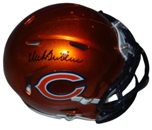 DICK BUTKUS  signed (CHICAGO BEARS) Flash mini football helmet BECKETT WX51649 - Picture 1 of 3