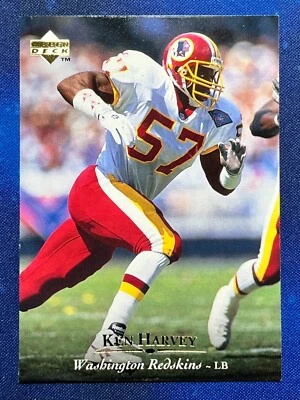 1995 Upper Deck Football #147 Ken Harvey Washington Redskins - Image 1 of 2