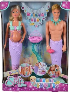 Simba 105733524 Steffi Love Mermaid Family, doll as pregnant mermaid with Kevin - Picture 1 of 9