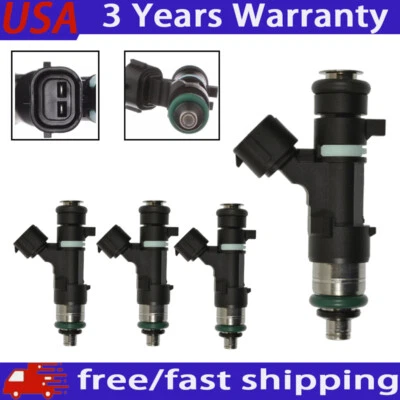 Inyector de combustible 4 piezas 16600JA000 para Nissan Rogue Select 2014-2015 Sentra 2007-2012 Foto 1 de 4