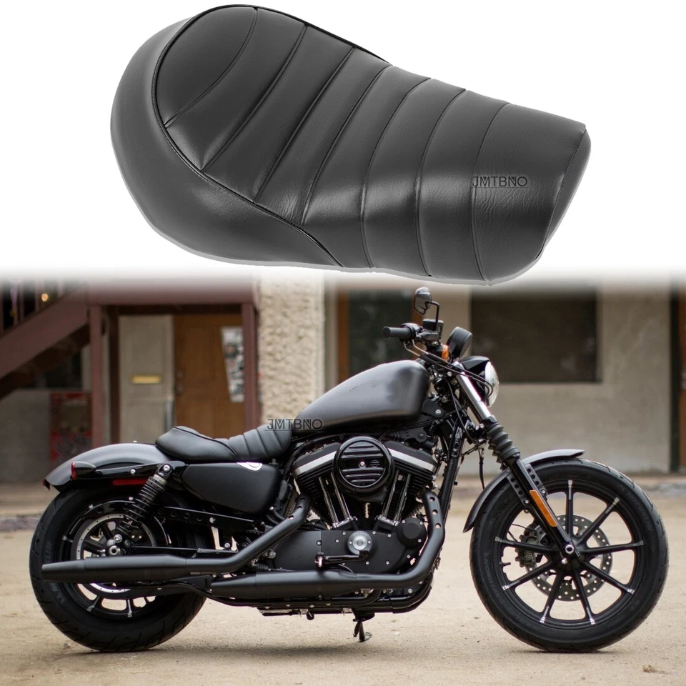 Asiento solo conductor PU para Harley Sportster Iron XL883 1200 48 72 2016-2022 Foto 1 de 4