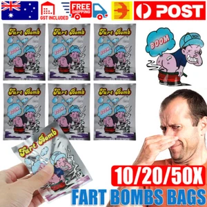 10/20/50x Fart Bomb Bombs Bag Smelly Novelty Stink Prank Gag Trick Joke Game Fun - Picture 1 of 15