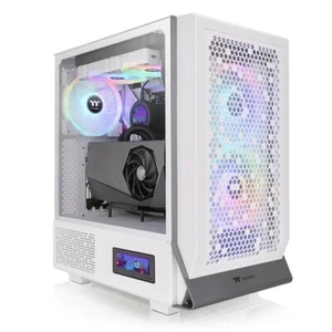 Thermaltake Ceres 300 TG ARGB Mid Tower Case 2x 140mm ARGB Fans, 1x 140mm- White - Picture 1 of 8
