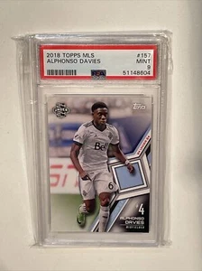 Alphonso Davies 2018 Topps MLS PSA 9 #157 Team Canada Bayern Munich - Picture 1 of 2