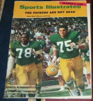 1968 Forrest Gregg Bob Brown Green Bay Packers Sports Illustrated SI  Jim Taylor - Image 1 of 2