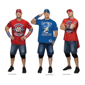 WWE John Cena Three Shelf Top Mini Pappaufsteller - Bild 1 von 2