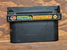 SEGA  Genesis Sonic & Knuckles Cartridge Only Working AUTHENTIC No Lid