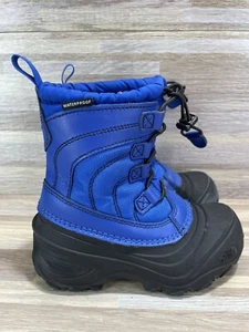 The North Face Youth Alpenglow IV Boots - Blue/Black - Size-11 NF0A2T5P - Picture 1 of 7