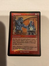 MTG Impatience Urza's Destiny 88/144 Foil Rare Actual Pics