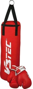 V3TEC TEENS Boxsack Set,Boxhandschuhe, Trainingssack, rot-schwarz-weiss, 1022835 - Bild 1 von 1
