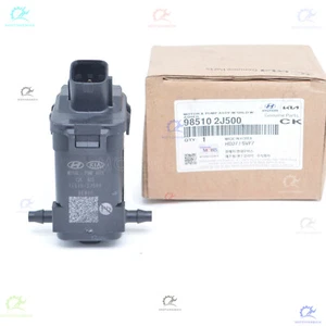 GENUINE Washer Pump & Grommet for 2001-2011 Hyundai Accent Elantra Sante Fe - Picture 1 of 5