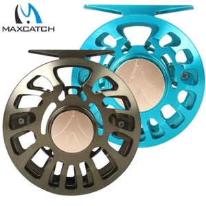 Maxcatch Shield 5-11wt 100% Waterproof Sealed Drag Powerful Fly Fishing Reel - Picture 1 of 8