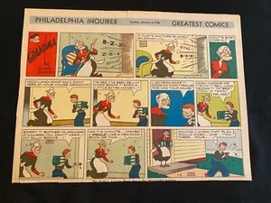 #H03 Oma von Charles Kuhn Sonntag halbe Seite Comic 5. Januar 1958 - Bild 1 von 1