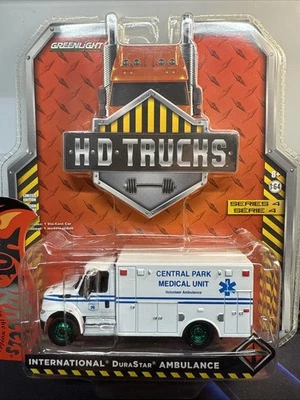 Greenlight HD TRUCKS  International DuraStar Ambulance 🔥 Green Machine 🔥 - Image 1 of 4