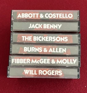 Vintage Set 6 Cassettes: Comedy Superstars, Golden Age Radio Blockbusters - Picture 1 of 1