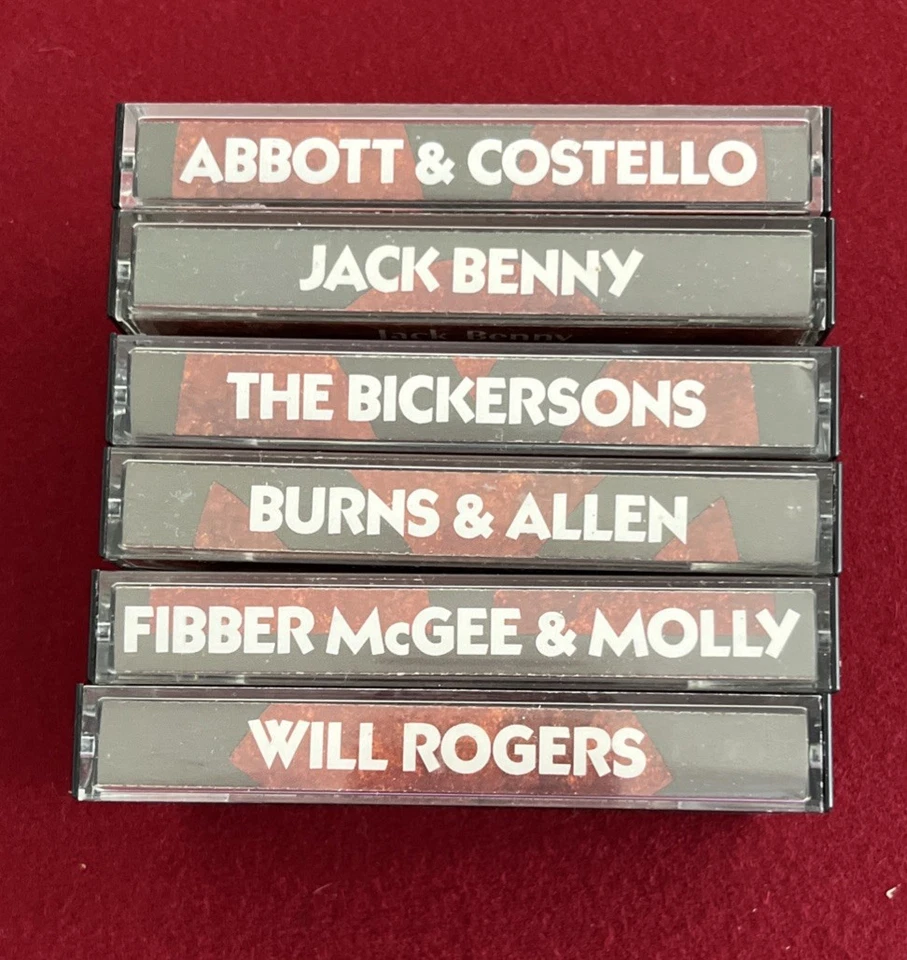 Vintage Set 6 Cassettes: Comedy Superstars, Golden Age Radio Blockbusters - Image 1 of 1