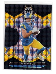 2024 Panini Mosaic Puka Nacua #130 Black Gold Prizm /8 SSP - Picture 1 of 2