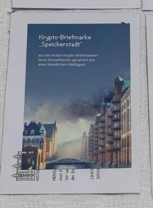 Stamp Blue Speicherstadt Hamburg 2025 Germany MH 132 MNH - Picture 1 of 1