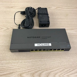 NETGEAR Gs108LP 8-portowy Gigabit Ethernet Poe niezarządzalny przełącznik B - Zdjęcie 1 z 9
